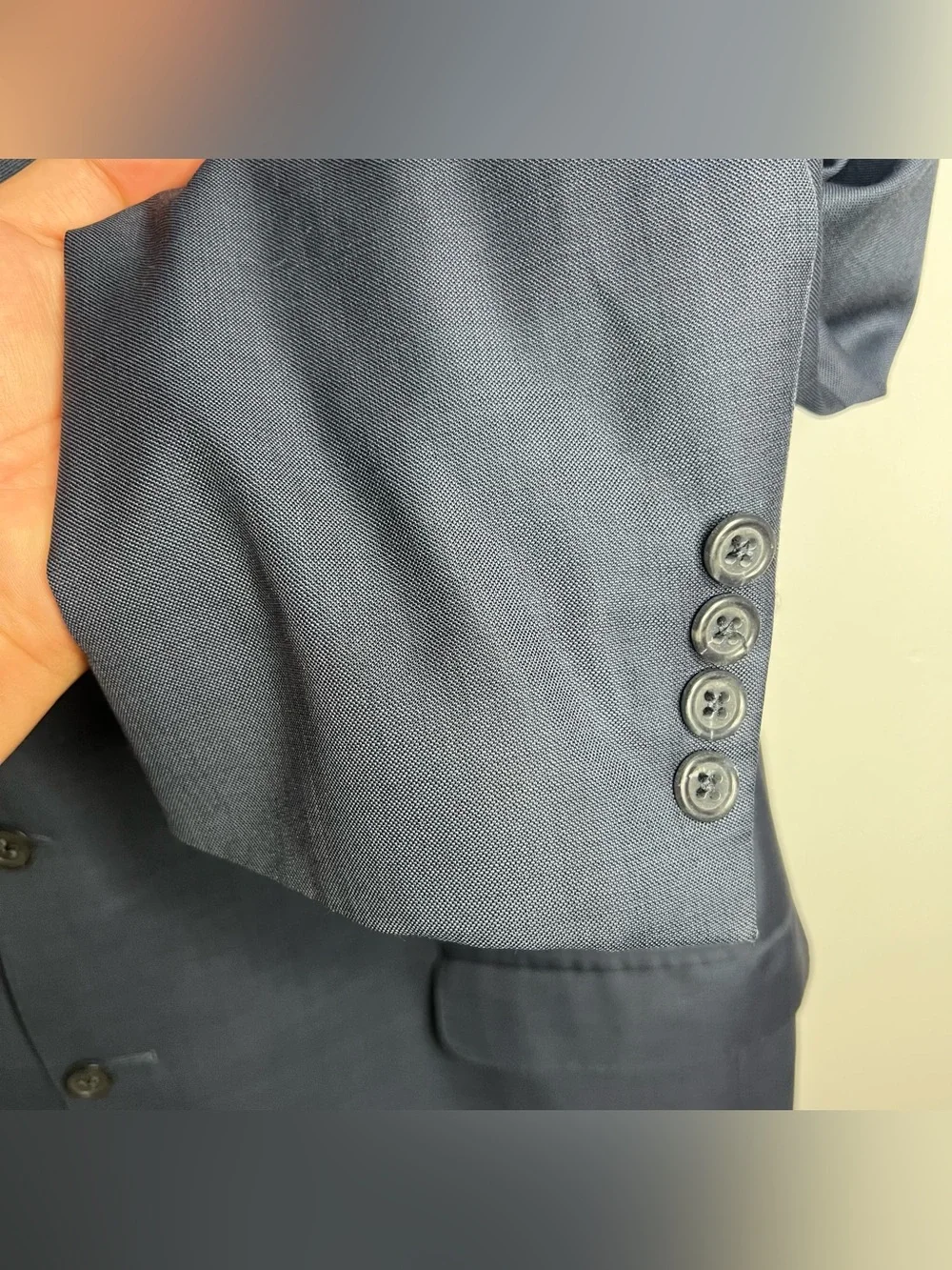 Peter Millar 100% Wool Sport Coat Blazer Mens 48T Tall Blue Golf